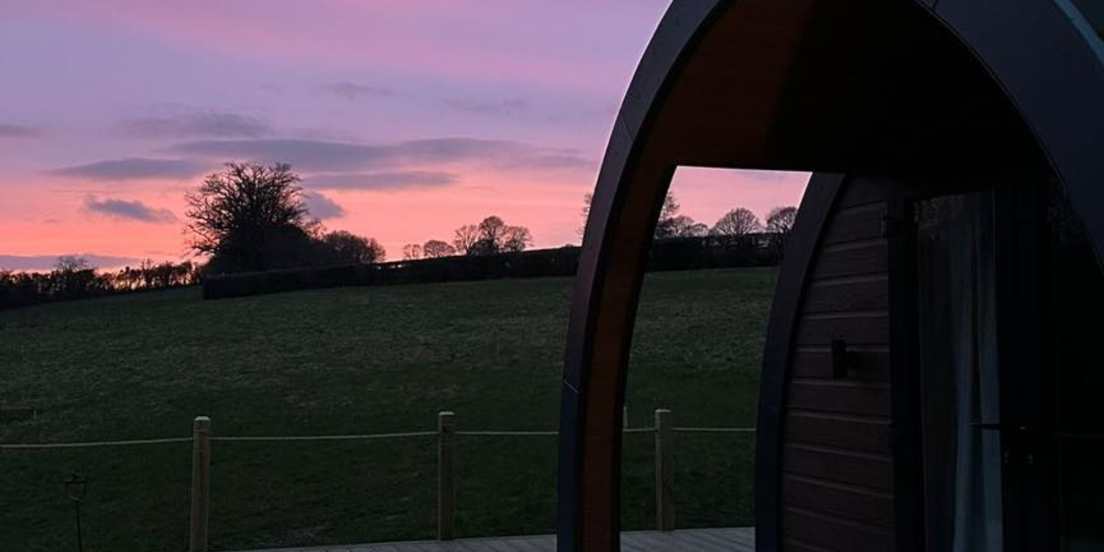 Glamping pod southwell
